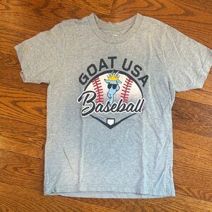 GOAT USA Baseball Graphic Tee - Gray